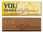 CC310003 You Make the Difference Milk Chocolate Bar